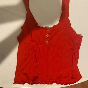 Garage Red Tank Top (small)
